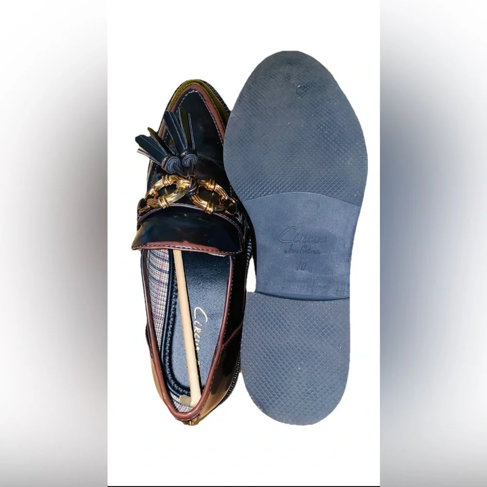 Circus by Sam Edelman Nichola
Chestnut Brush and Gold Slip-On Tassel Loafers - Picture 7 of 8